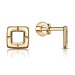 Золотые cерьги пусеты (гвоздики)