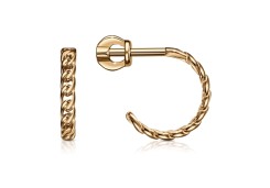 Золотые cерьги пусеты (гвоздики)