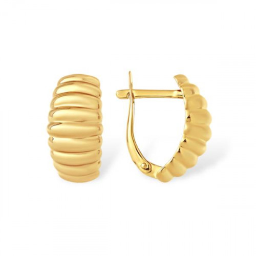 Серьги из красного золота 585 пробы