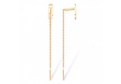 Золотые cерьги классические