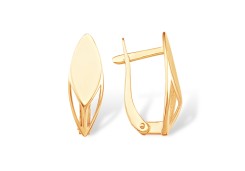 Золотые cерьги классические