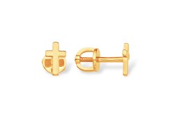 Золотые cерьги пусеты (гвоздики)