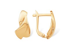 Золотые cерьги классические