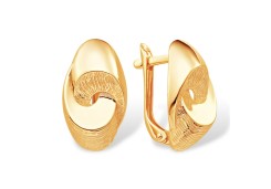 Золотые cерьги классические