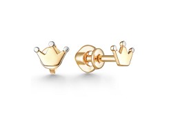 Золотые cерьги пусеты (гвоздики)