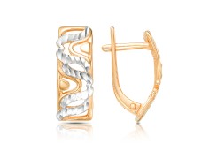 Золотые cерьги классические