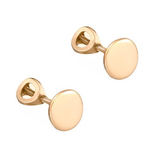 Серебряные cерьги пусеты (гвоздики)