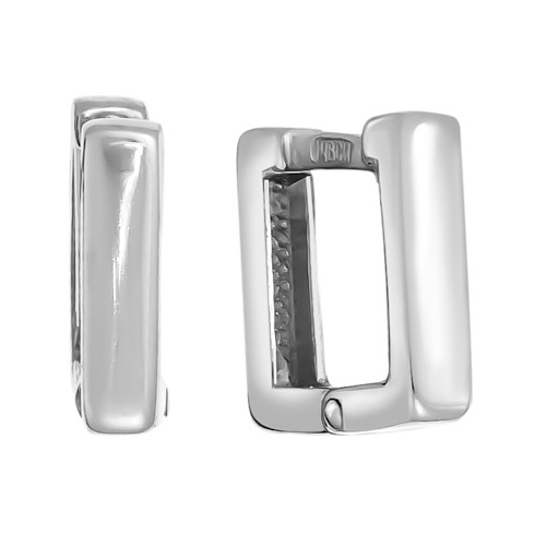 Серебряные cерьги классические