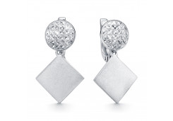 Серебряные cерьги висячие