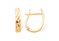 Золотые cерьги классические