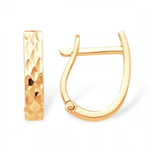 Золотые cерьги классические