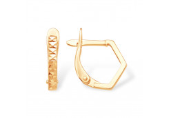 Золотые cерьги классические