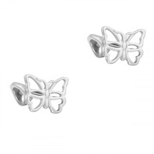 Серебряные cерьги пусеты (гвоздики)