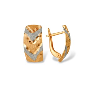 Золотые cерьги 