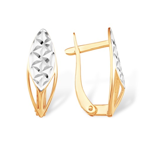 Золотые cерьги классические