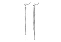 Серебряные cерьги пусеты (гвоздики)