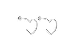 Серебряные cерьги пусеты (гвоздики)