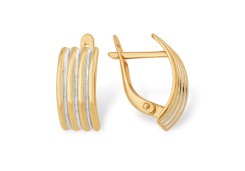 Золотые cерьги классические