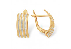 Золотые cерьги классические