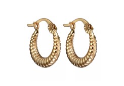 Золотые cерьги классические