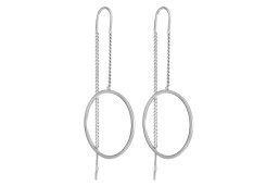 Серебряные cерьги классические