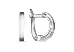 Серебряные cерьги классические