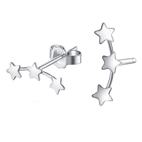 Серебряные cерьги пусеты (гвоздики)