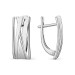 Серебряные cерьги классические