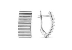 Серебряные cерьги классические