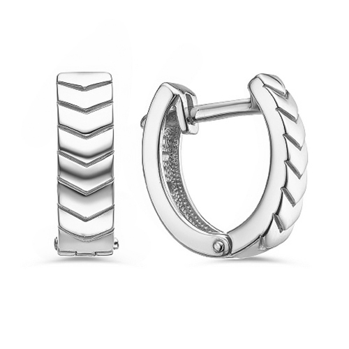 Серебряные cерьги классические