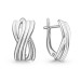 Серебряные cерьги классические