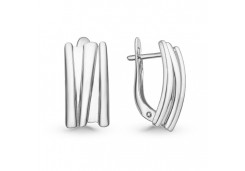 Серебряные cерьги классические