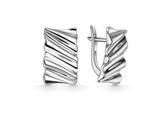Серебряные cерьги классические