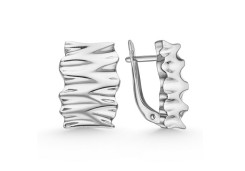 Серебряные cерьги классические