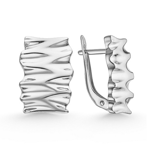 Серебряные cерьги классические