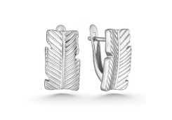 Серебряные cерьги классические