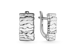 Серебряные cерьги классические