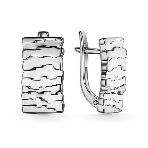 Серебряные cерьги классические