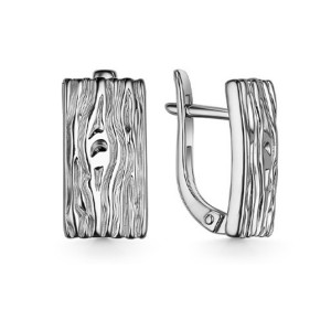 Серебряные cерьги классические