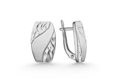Серебряные cерьги классические