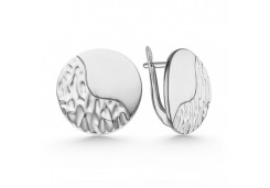 Серебряные cерьги классические