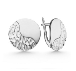 Серебряные cерьги классические