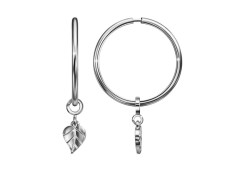 Серебряные cерьги конго