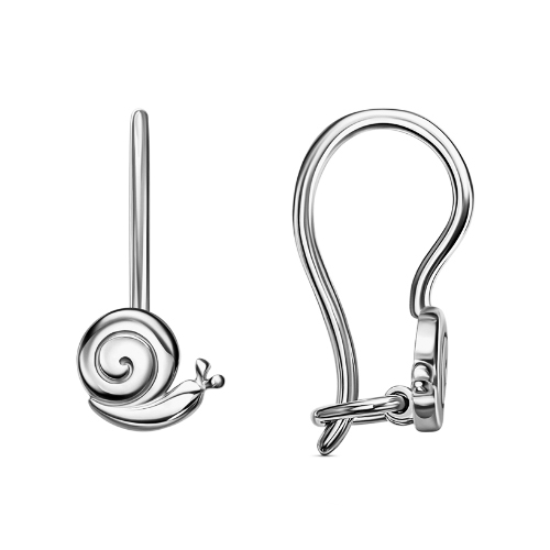 Серебряные cерьги классические