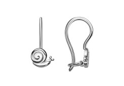 Серебряные cерьги классические