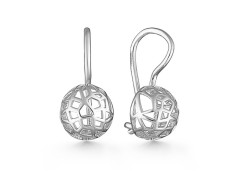 Серебряные cерьги классические