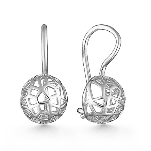 Серебряные cерьги классические