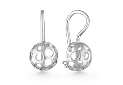 Серебряные cерьги классические
