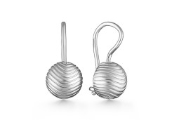 Серебряные cерьги классические