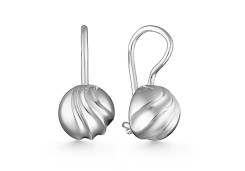 Серебряные cерьги классические